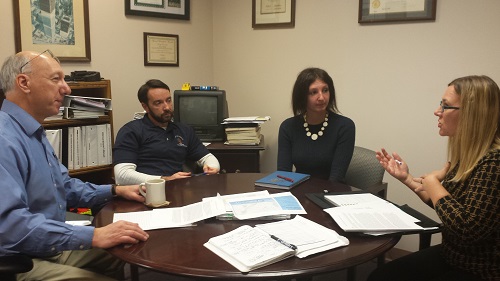 Monica Billger meeting with Fairfax officials Craig Carinci Shannon Curtis Danielle Winn Feb.17.2016